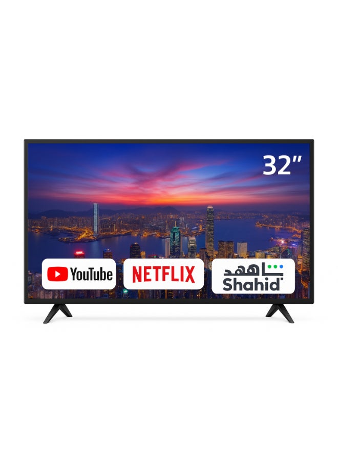 Toshiro 32-Inch Smart Android HD LED TV With Awesome Picture Quality 60Hz, Model 2019, 2 Year Warranty, TRO32SLED Black - Image 2