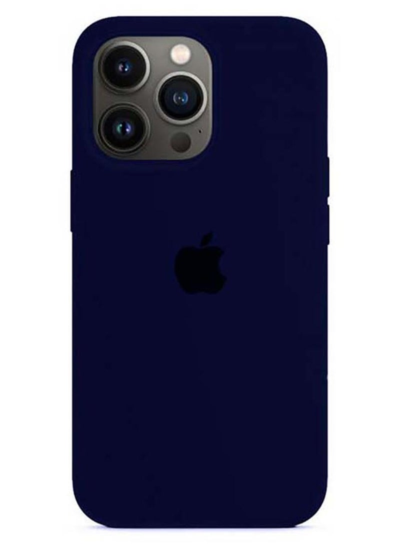 MARGOUN Silicone Case Cover for iPhone 13 Pro Max 6.7inch Midnight Blue - Image 1