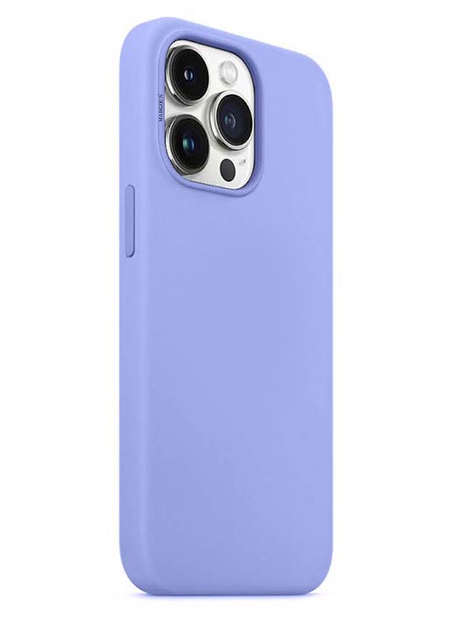 MARGOUN - Silicone Case Cover for iPhone 13 Pro Max 6.7inch Purple - Image 1