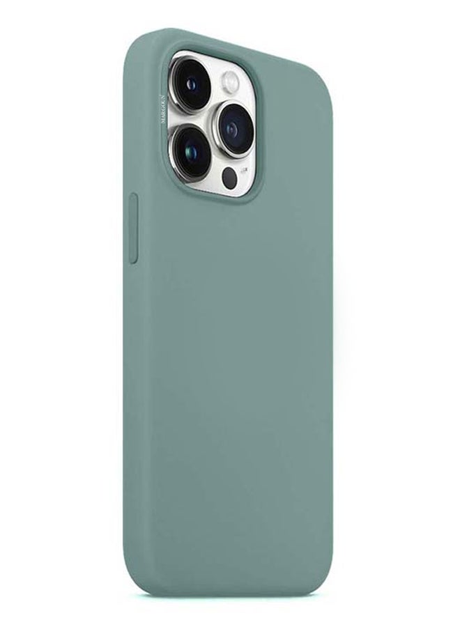 MARGOUN - Silicone Case Cover for iPhone 13 Pro 6.1 inch Cactus Green - Image 1