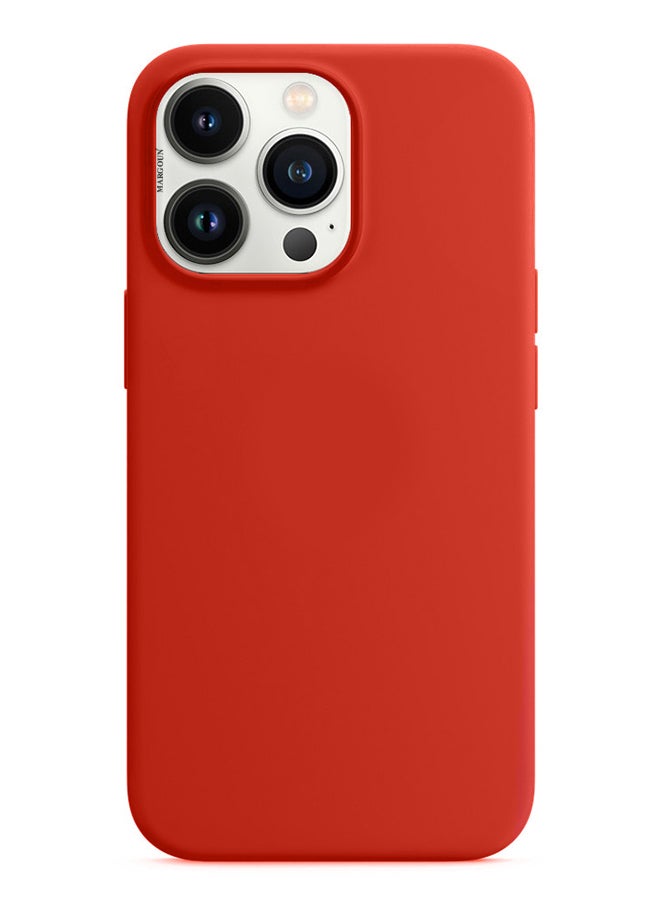 Silicone Case Cover for iPhone 13 Pro 6.1 inch Red