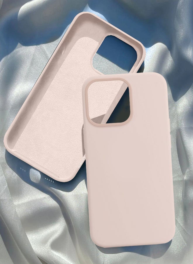 MARGOUN - Silicone Case Cover for iPhone 13 Pro 6.1 inch Pink - Image 1