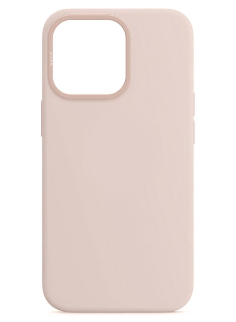 مارجون غطاء حماية من السيليكون لهاتف آيفون 13 برو مقاس 6.1 بوصة وردي - Image 1
