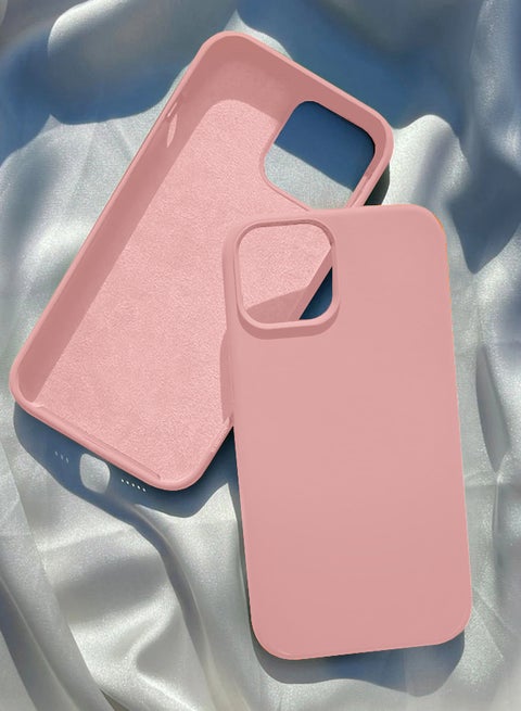 Silicone Case Cover for iPhone 13 6.1 inch Pink