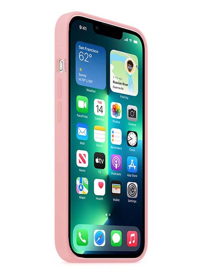 MARGOUN - Silicone Case Cover for iPhone 13 6.1 inch Pink - Image 1