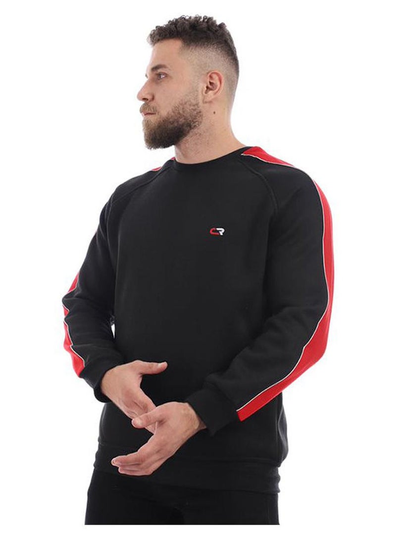 سيزار هودي أساسي سادة بغطاء للرأس أسود - Image 1