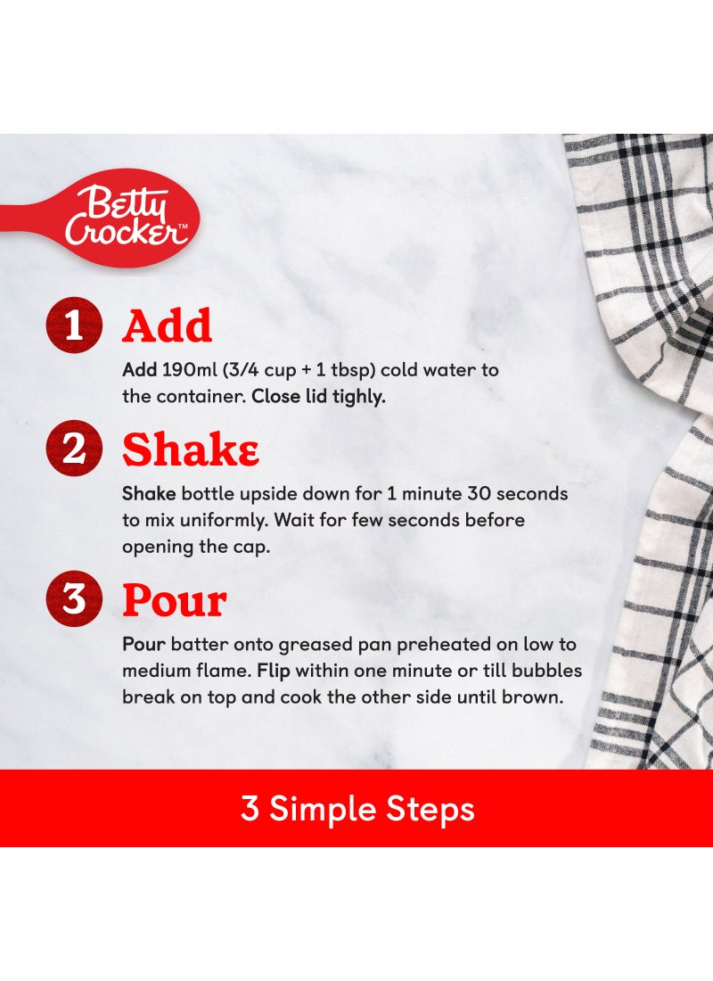 Betty Crocker Chocolate Breakfast Pancake Mix 200grams  - Image 4