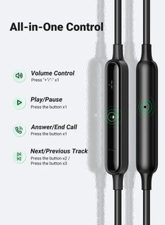 Ugreen Type C Earphones In Ear Headphones With Microphone USB C Wired Earphones For iPhone 16 Series iPhone 15 Pro Max, Samsung S24 S24 Ultra S23 S23 Ultra S21 A04 Redmi Note 12 12 Pro Oneplus Black  - Image 4