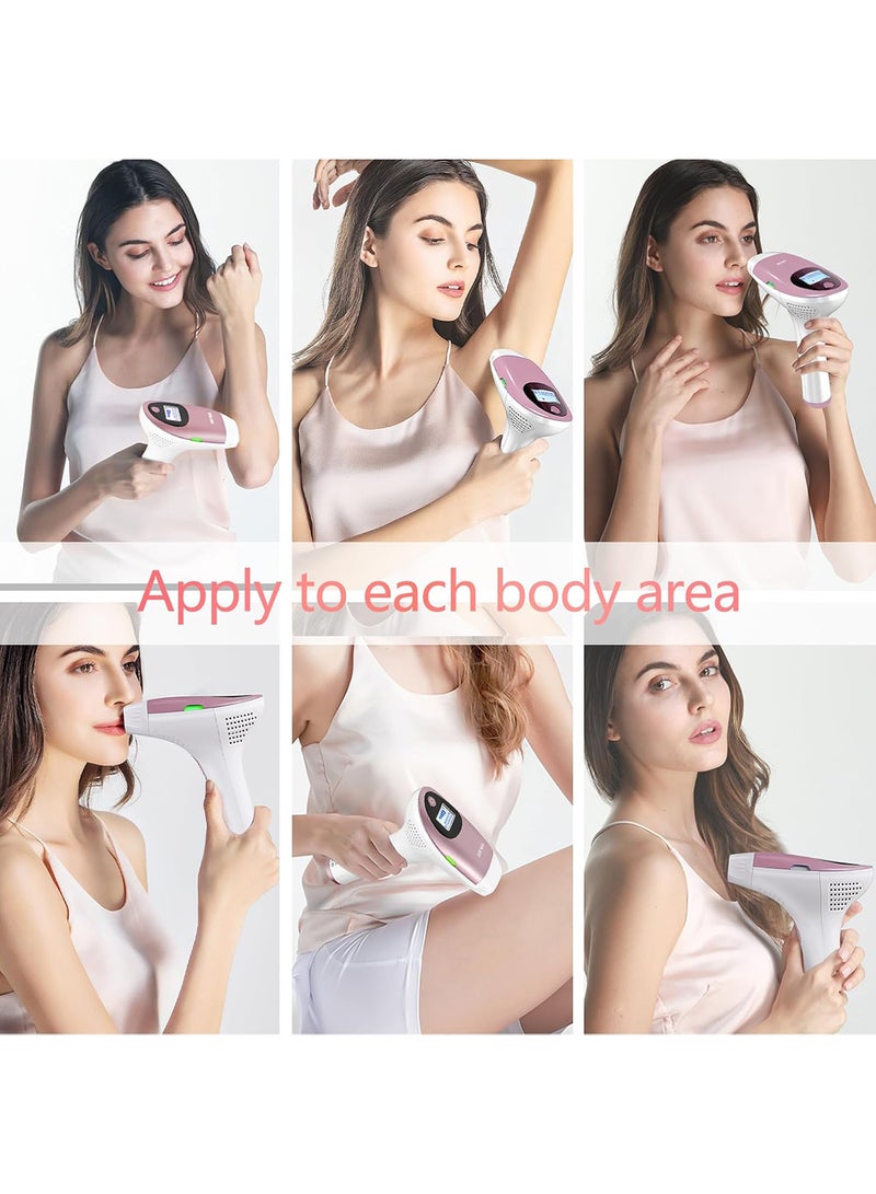 MLAY T3 3-In-1 Home Laser Hair Removal IPL Pink/White - Image 4