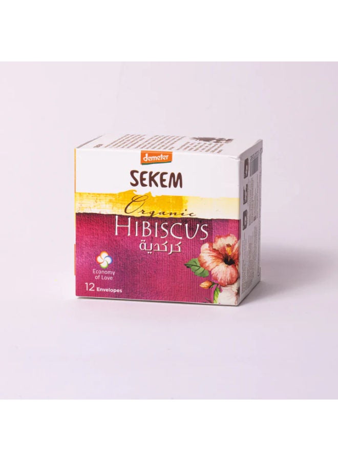 Sekem Organic Hibiscus Drink 12 Envelopes 