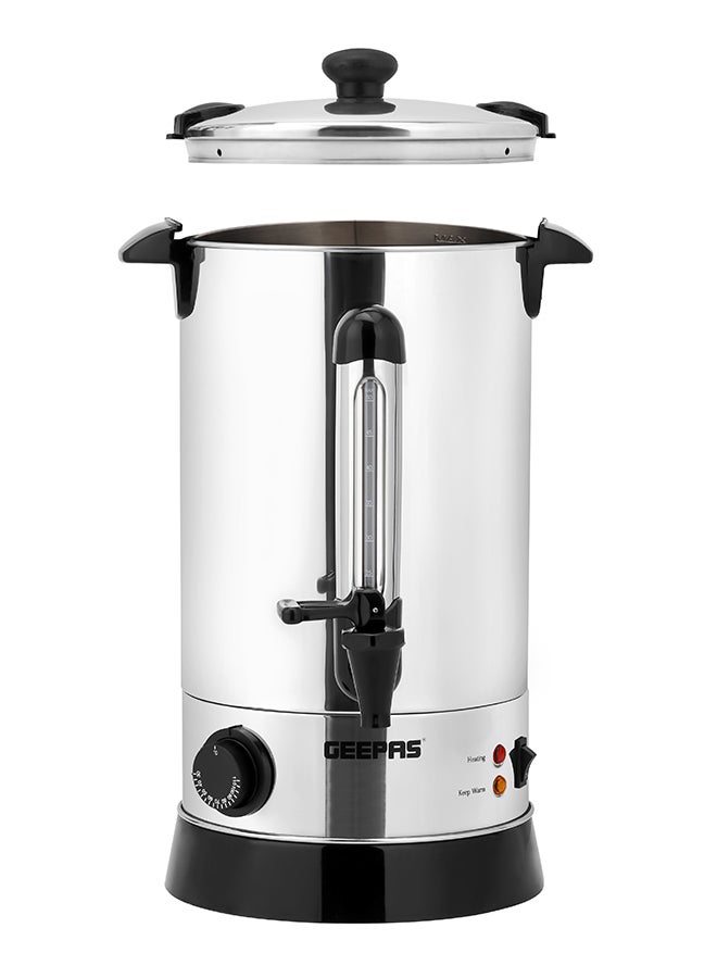 جيباس غلاية كهربائية من الستانلس ستيل مع جهاز تنظيم حرارة تلقائي وقابل لإعادة الضبط وبكفاءة عالية وموفرة للطاقة مع ميزة الحماية من الجفاف أثناء الغليان كما تسخن بسرعة وسهولة 20 L 1650 kW GK38048 أسود/ فضي - Image 5