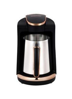 GEEPAS Turkish Coffee Maker, 4 Cups Capacity,Plastic Materials With Stainless Steel Heat Plate | Overflow Prevention System | Sound Alarm System | Auto-Shut Off 600 W GCM41517N Black  - Image 2