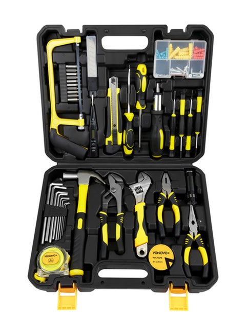 Heavy Duty 100-Piece Tool Set with Tool Bag - Complete Toolbox for Home Repairs and DIY Projects | Mechanics tool set, Hand tool kit, Garage, Home, DIY, Professional, Tool organizer, Compact. Multicolour 26mm