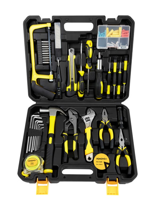 Yonovo - Heavy Duty 100-Piece Tool Set with Tool Bag - Complete Toolbox for Home Repairs and DIY Projects | Mechanics tool set, Hand tool kit, Garage, Home, DIY, Professional, Tool organizer, Compact. Multicolour 26mm - Image 1