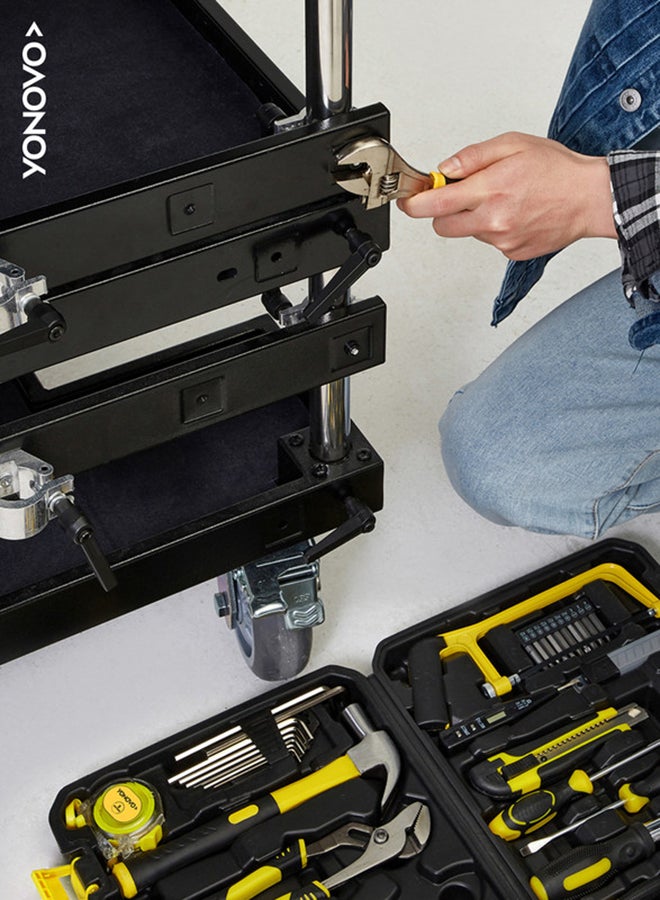 Yonovo - Heavy Duty 100-Piece Tool Set with Tool Bag - Complete Toolbox for Home Repairs and DIY Projects | Mechanics tool set, Hand tool kit, Garage, Home, DIY, Professional, Tool organizer, Compact. Multicolour 26mm - Image 1