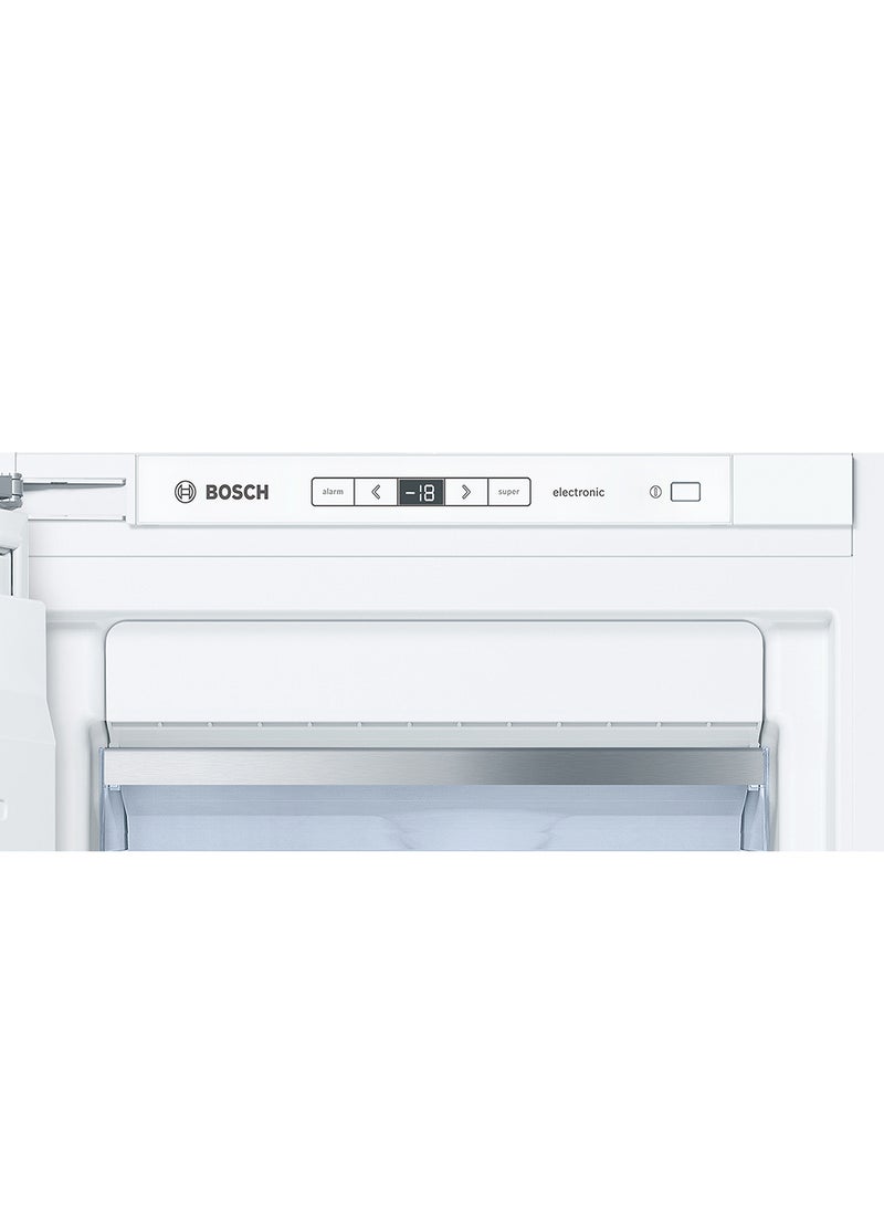 BOSCH - Built-In Freezer with NoFrost, 60 cm, Stainless Steel, with Big Box Drawer for Large Food Items 120 W GIN81AE30M White - Image 1