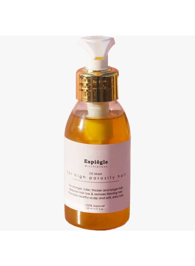 Braes Oil Mask For High Porosity Hair-Hair Growth & Repair White 125ml 