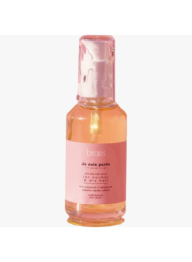 Braes Anti-Frizz Hair Serum  Dry Hai Pink 50ml 