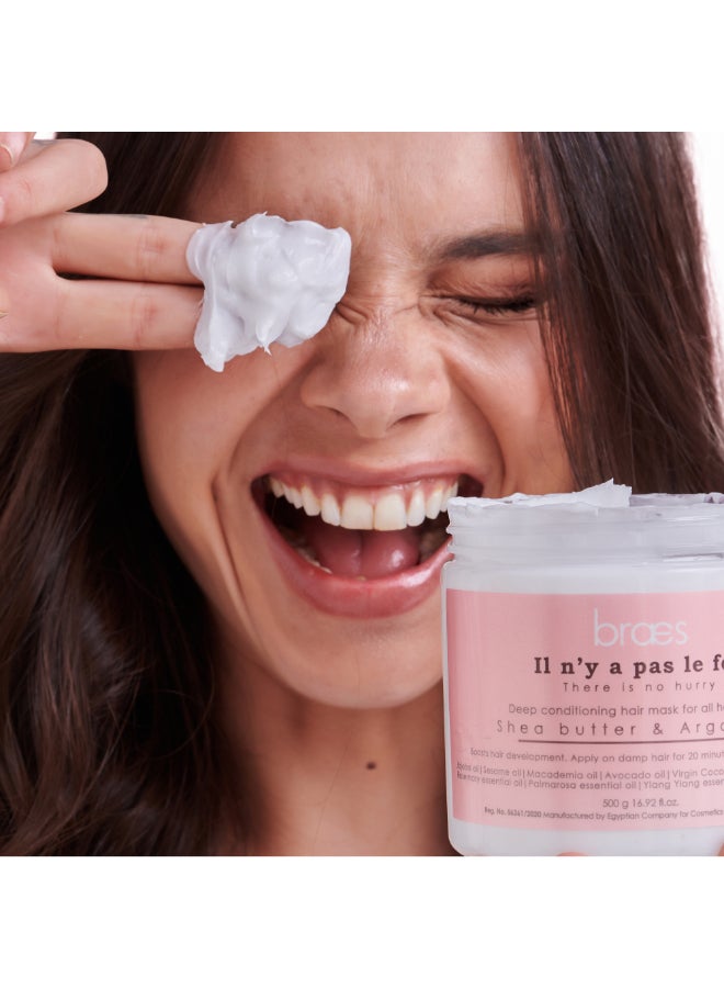 Braes Deep Conditioning Hair Mask-Softening & Repair White 500grams - Image 4