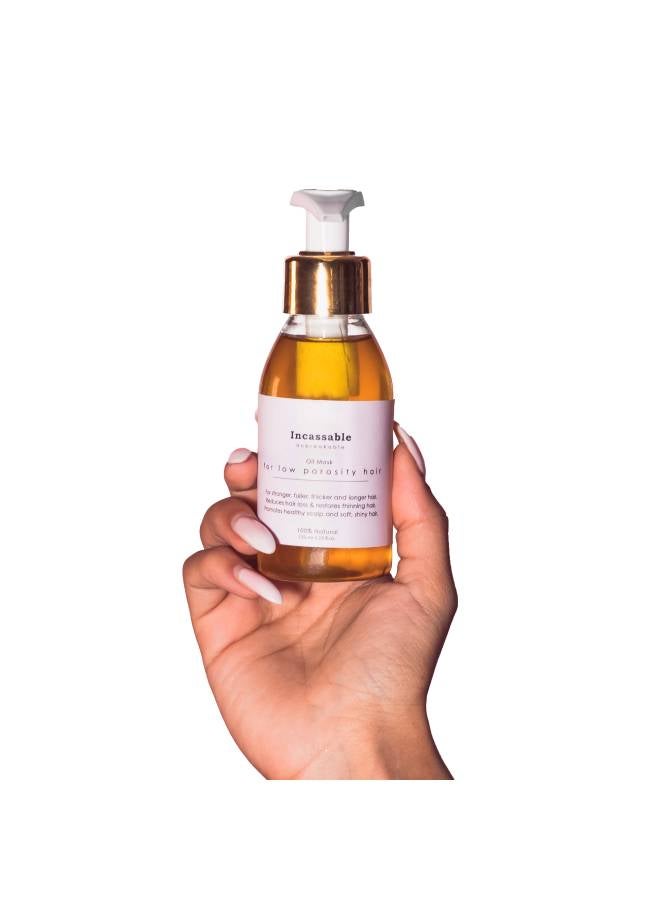 Braes Oil Mask For Low Porosity Hair-Hair Growth & Repair White 125ml - Image 3