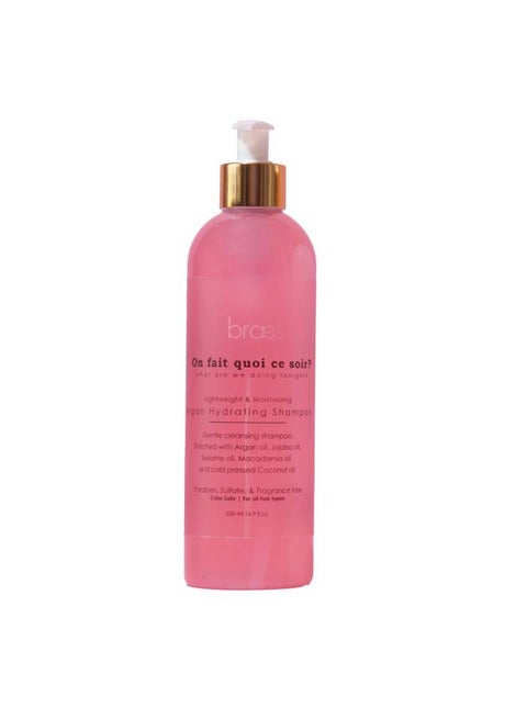 Argan Hydrating Shampoo Pink 500grams