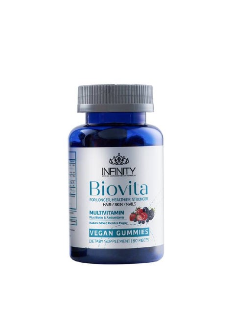 60 Pieces Biovita Vegan Gummies