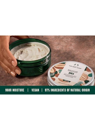 Shea Body Butter – Super-Rich Creamy Body Moisturiser with Shea Butter | Deeply Nourishes, Softens & Smooths Dry Skin | Intense Hydration, Delicious Nutty Scent Beige 200ml - view 5