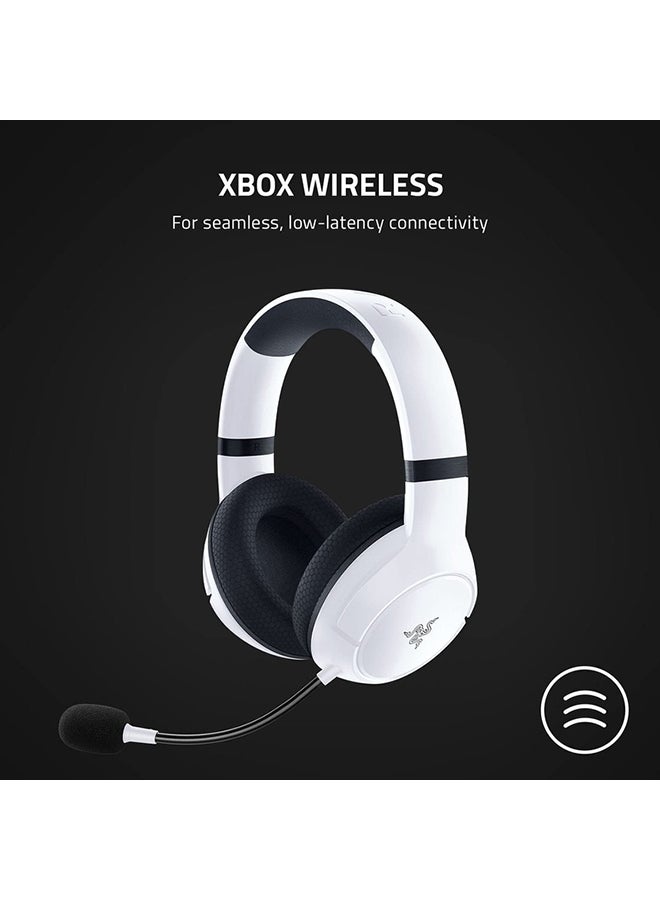 RAZER - Razer Kaira for Xbox Wireless Gaming Headset, Razer TriForce Titanium 50mm Drivers, Razer HyperClear Cardioid Mic, Breathable memory foam ear cushions - White - Image 1