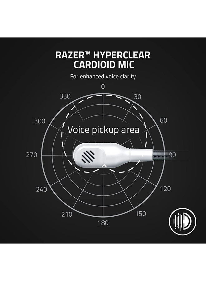 RAZER - Razer Kaira for Xbox Wireless Gaming Headset, Razer TriForce Titanium 50mm Drivers, Razer HyperClear Cardioid Mic, Breathable memory foam ear cushions - White - Image 1