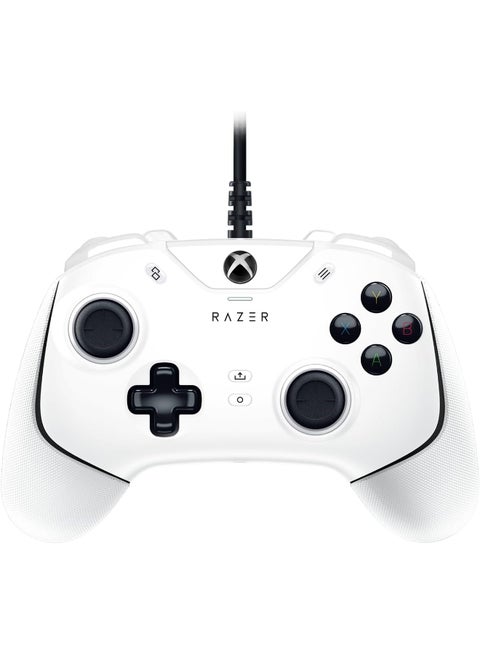Wolverine V2 Wired Gaming Controller: Mecha-Tactile Action Buttons, 2 Remappable Multifunction Buttons, D-Pad, Hair Trigger Mode with trigger stops, For Xbox Series X/S, Xbox One, PC - White