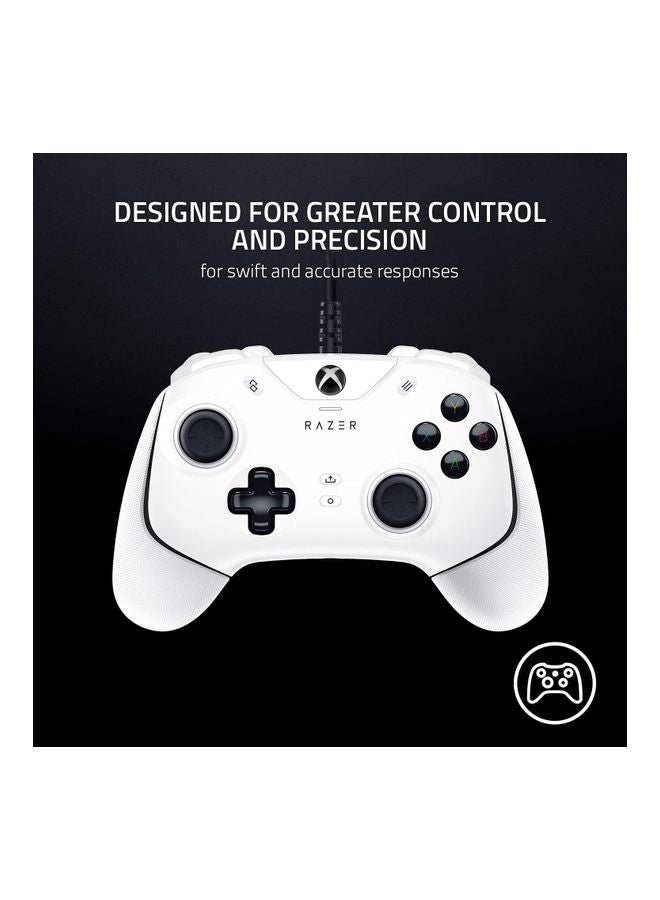 RAZER - Wolverine V2 Wired Gaming Controller: Mecha-Tactile Action Buttons, 2 Remappable Multifunction Buttons, D-Pad, Hair Trigger Mode with trigger stops, For Xbox Series X/S, Xbox One, PC - White - Image 1
