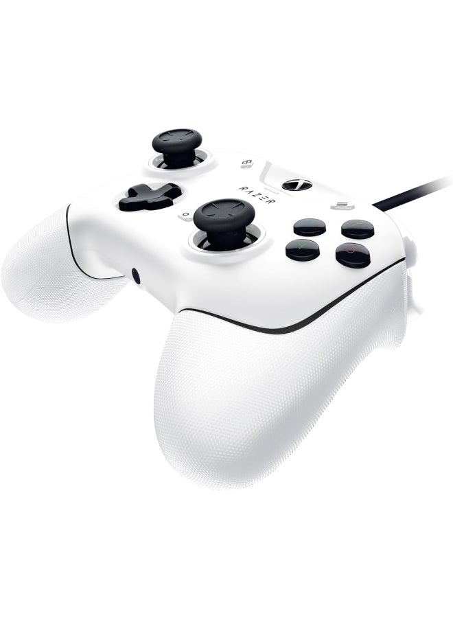 RAZER - Wolverine V2 Wired Gaming Controller: Mecha-Tactile Action Buttons, 2 Remappable Multifunction Buttons, D-Pad, Hair Trigger Mode with trigger stops, For Xbox Series X/S, Xbox One, PC - White - Image 1