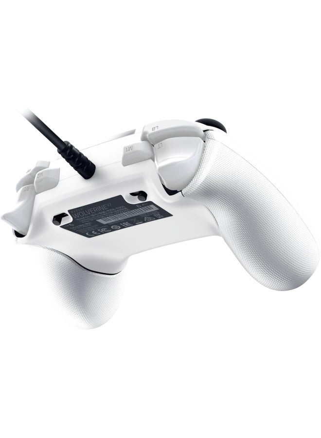 RAZER - Wolverine V2 Wired Gaming Controller: Mecha-Tactile Action Buttons, 2 Remappable Multifunction Buttons, D-Pad, Hair Trigger Mode with trigger stops, For Xbox Series X/S, Xbox One, PC - White - Image 1