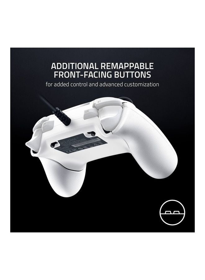 RAZER - Wolverine V2 Wired Gaming Controller: Mecha-Tactile Action Buttons, 2 Remappable Multifunction Buttons, D-Pad, Hair Trigger Mode with trigger stops, For Xbox Series X/S, Xbox One, PC - White - Image 1