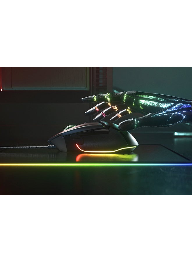 RAZER - Basilisk V3 Wired Gaming Mouse - 26,000 DPI Focus+ Optical Sensor, 11 Programmable Hyperresponse Buttons, Customizable RGB Chroma Lighting, Ergonomic Right-Handed Design, Optical Mouse Switches for Fast Click Response, Adjustable Scroll Wheel Resistance, Onboard Memory for Profiles, Speedflex Cable for Zero Drag, Powered by Razer Synapse 3, Compatible with Windows and macOS | RZ01-04000100-R3M1 - Image 1