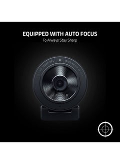 RAZER Kiyo X Full HD Streaming Webcam: 1080p 30FPS or 720p 60FPS - Equipped with Auto Focus - Fully Customizable Settings - Flexible Mounting Options - Compact & Portable - Plug & Play - Black  - Image 3