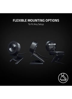 RAZER Kiyo X Full HD Streaming Webcam: 1080p 30FPS or 720p 60FPS - Equipped with Auto Focus - Fully Customizable Settings - Flexible Mounting Options - Compact & Portable - Plug & Play - Black  - Image 5