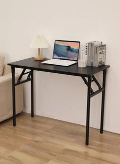 Black Foldable Table - Portable, Lightweight, and Space-Saving Design for Indoor and Outdoor Use | Portable Folding table, Multipurpose Outdoor, Indoor, Picnic, Camping, Travel Utility table. Black