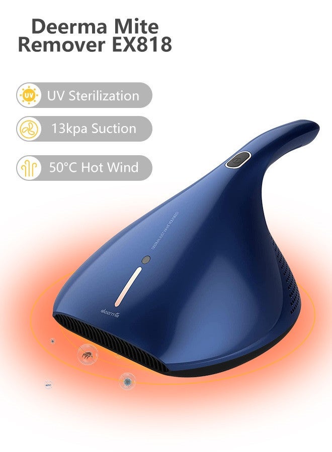 Lightweight Handheld Dust Mite Vacuum Cleaner Powerful Capacity  with UV Sterilization Controller For Bed & Sofa CM818 Blue 0.2 L 450 kW CM818 Blue - pnsku/N51359442A/45/_/1734097678/270d392a-3044-4efe-81eb-76e81f95b2f8