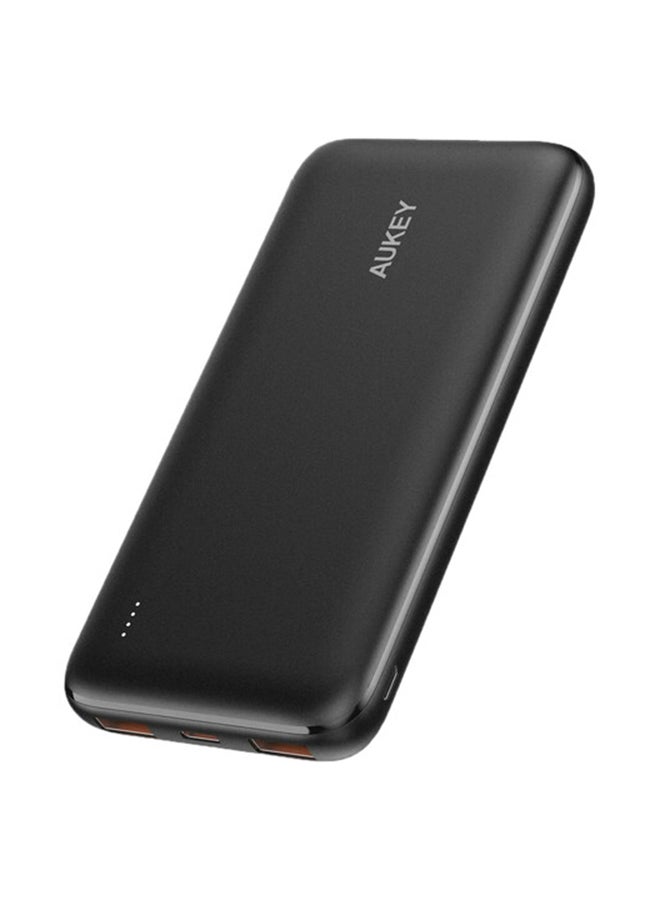 Aukey 10000 mAh Power Bank 20W PD & USB-C Black  - Image 1