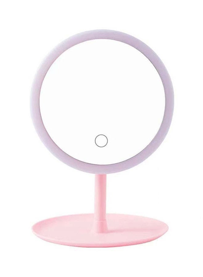 Rock Pow Makeup Mirror With Lights Pink  - Image 1