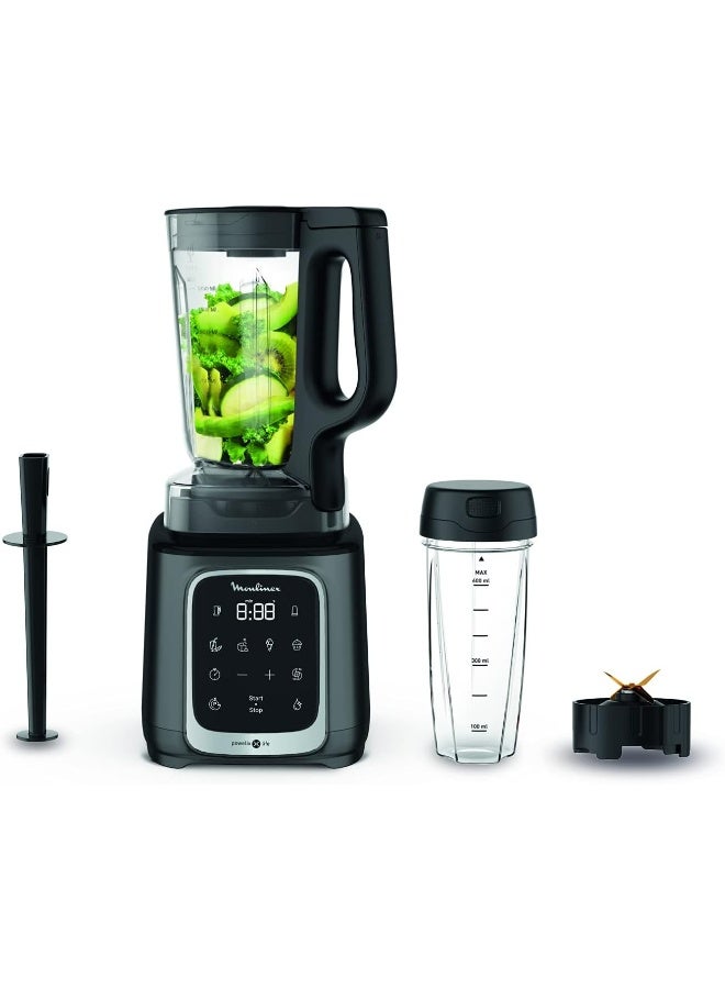 Moulinex High-Speed Blender With 6 Blades 1.75 L 1600 W LM91HD27 Black / Silver  - Image 3