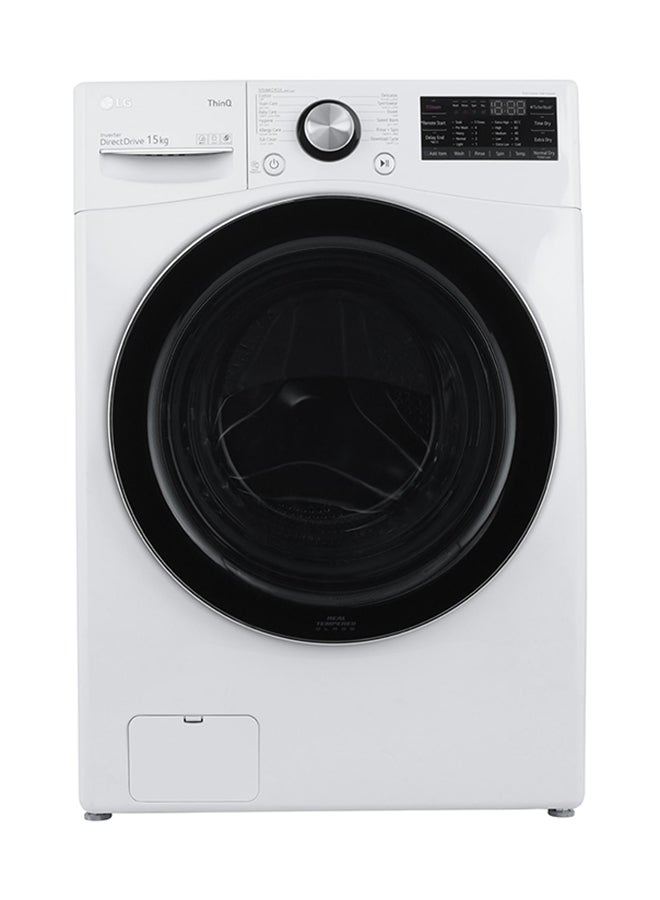 إل جي - غسالة تحميل أمامي تعمل بالبخار مع اتصال واي فاي WF1510WHT أبيض - Image 1