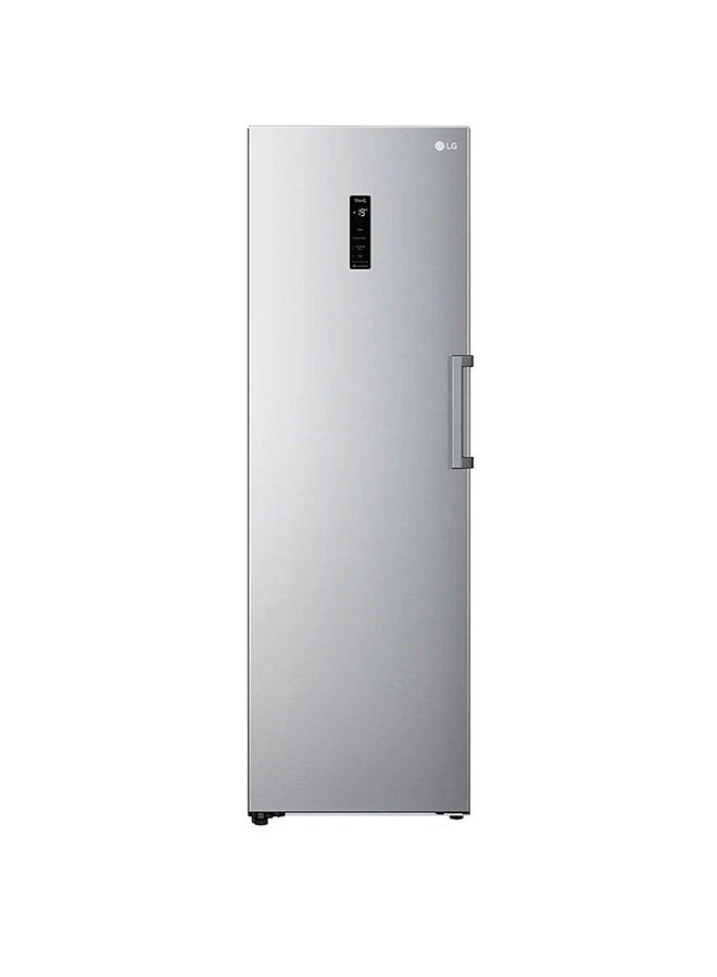 إل جي فريزر عاكس عمودي بباب واحد مقاس 11.4 قدما مكعبة مع تبريد خطي 324 L 265 kW LF131BBSIT فضي  - Image 1