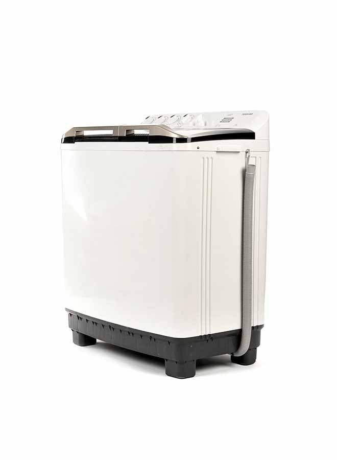 توشيبا غسالة ملابس مزدوجة VH-K110WBB أبيض/ أسود  - Image 2