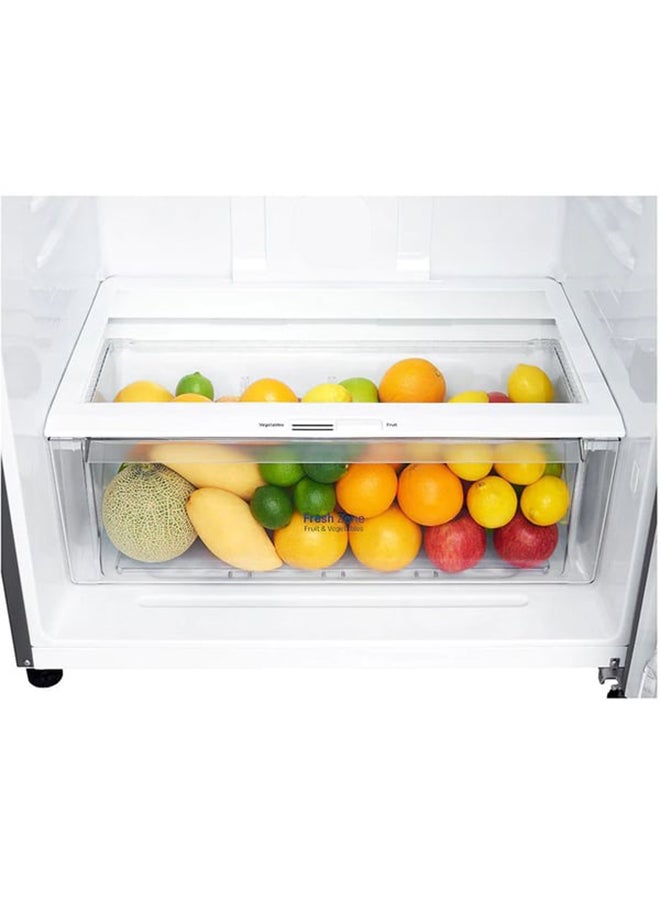 LG 509L Net Capacity, Top Mount Double Door Refrigerator With Smart Inverter Compressor, Door Cooling, Multi AirFlow 495 kW GN-C782HQCL Dark Graphite  - Image 4