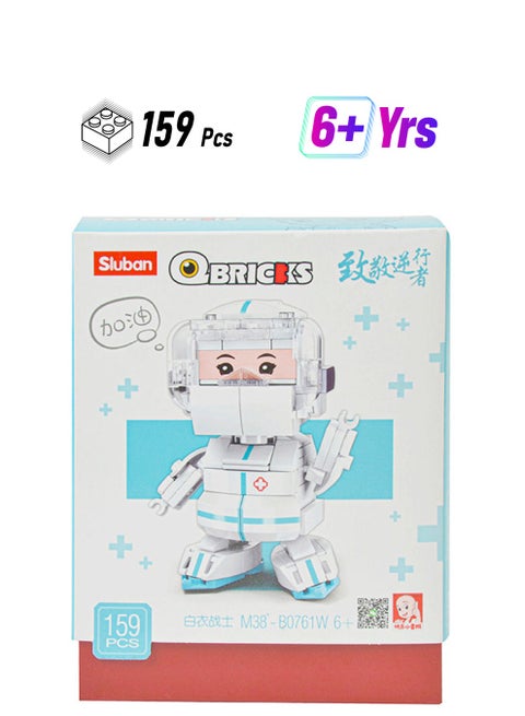 M38-B0761W 159-Piece Qbricks Space Robot 159 6+ Years