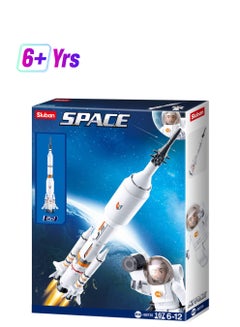 Sluban M38-B0735 167-Piece Space-Saturn Rocket/Long March Rocket 167 6+ Years  - Image 1