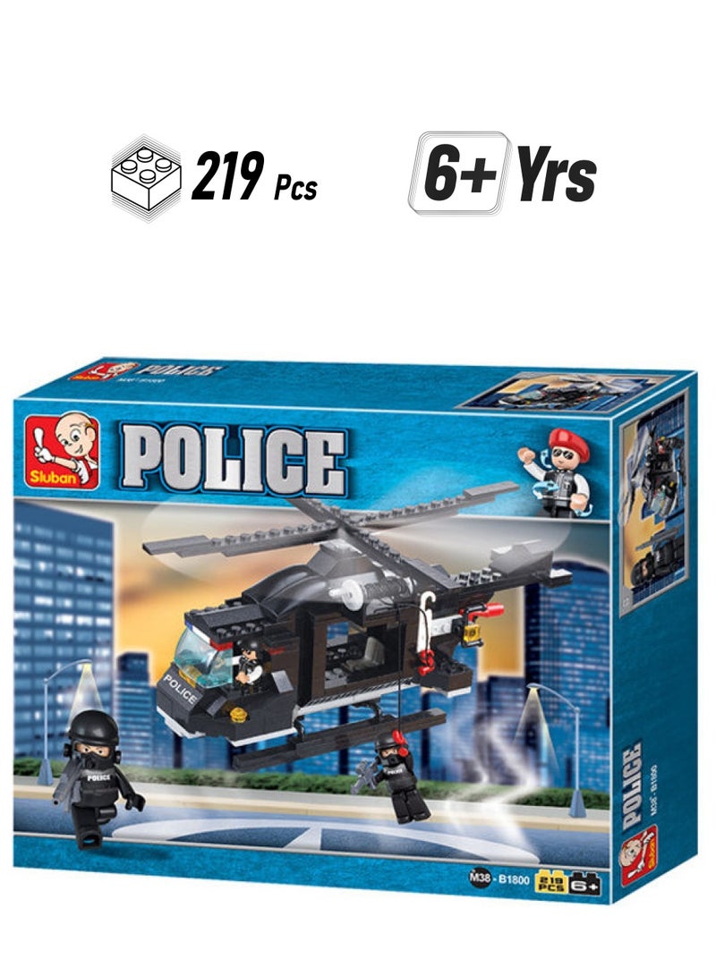 Sluban M38-B1800 219-Piece Rioi Police 219 6+ Years - Image 1