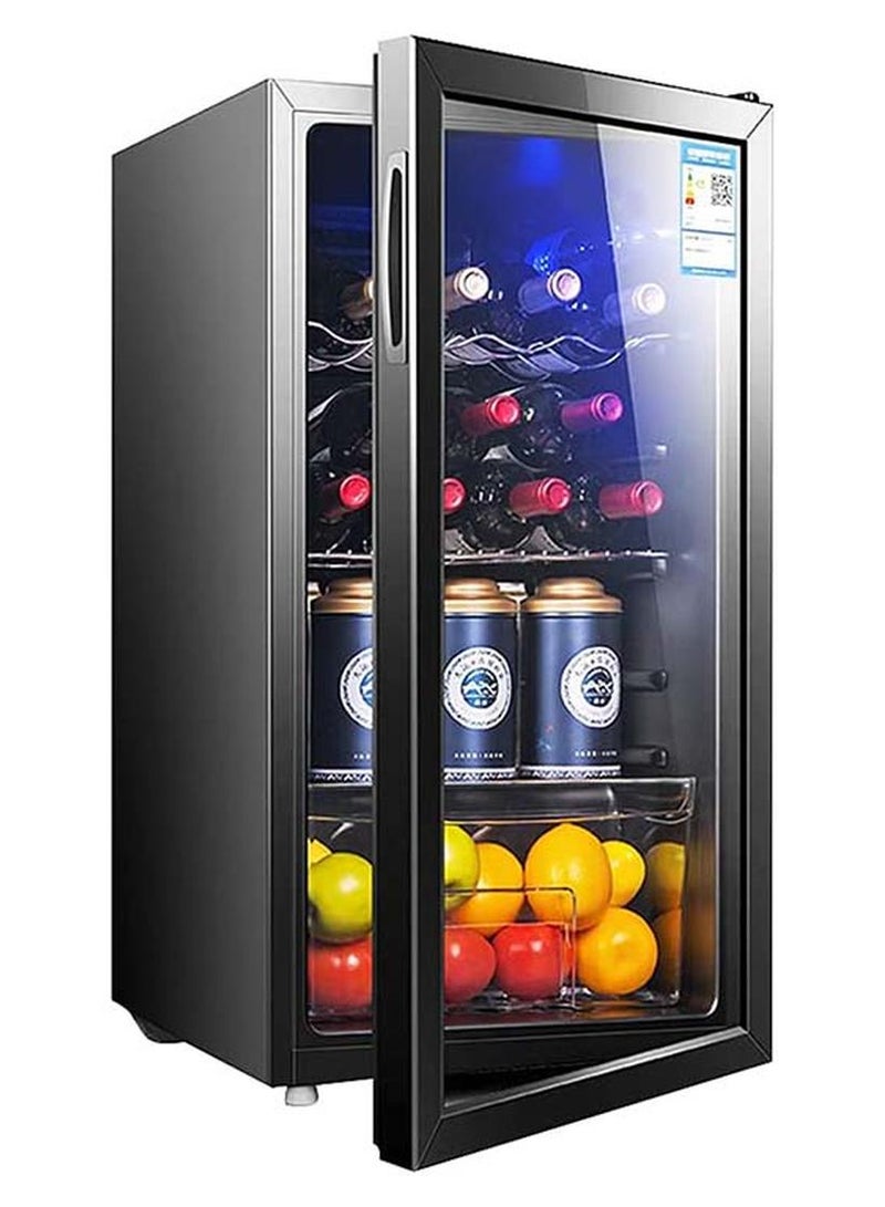 كول بيبي مبرد مشروبات منزلي، مبرد للمشروبات، ثلاجة صغيرة من أربع طبقات، خلية نبيذ صغيرة، ضاغط صامت، تحكم في درجة الحرارة 95 L 0.48 kW CZBX20MAA أسود - Image 1